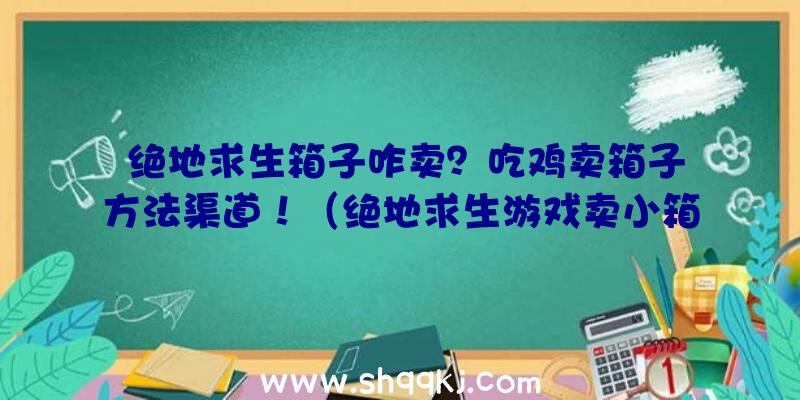 绝地求生箱子咋卖？吃鸡卖箱子方法渠道！（绝地求生游戏卖小箱子的办法）